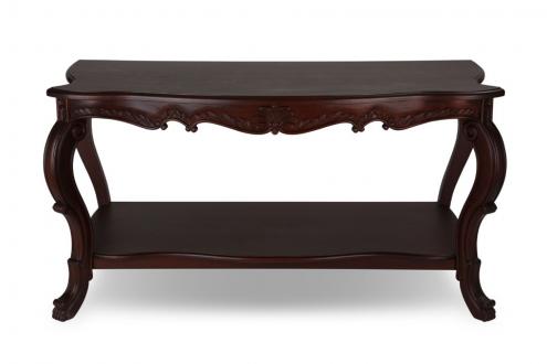 Teak wood console table